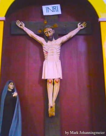 Crucifix from Misson Espiritu in Goliad,TX
